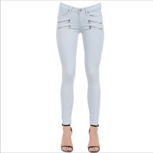 PAIGE Edgemont Powder Blue Skinny Jeans size 29